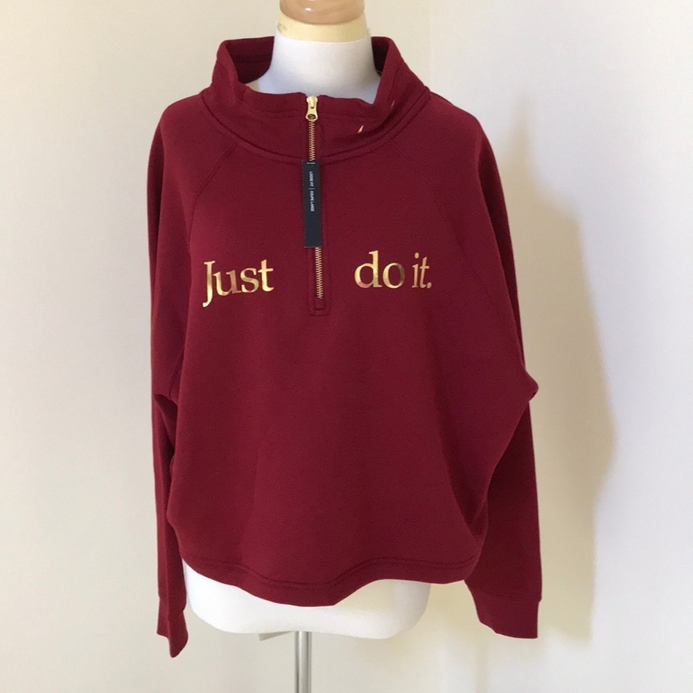 NWT! NIKE loose fit fleece lined sweatshirt
